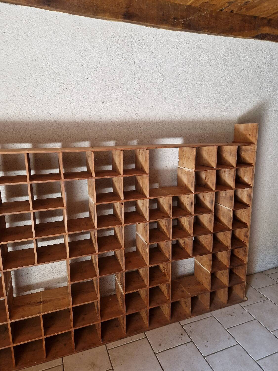 Large wooden craft cabinet