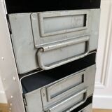 Meuble d'atelier en métal pour outils visserie 8 tiroirs vintage