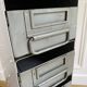Metal workshop cabinet for tools and screws 8 vintage drawers