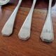 Christofle - Set of 12 America pattern table spoons - Design by Luc Lanel - Silver-plated metal