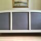 Sofa bed wood and velvet