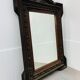 Miroir "tramp art" art populaire 103 x 76 cm
