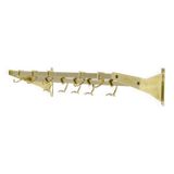 Complete brass coat rack, Italy 1950s.