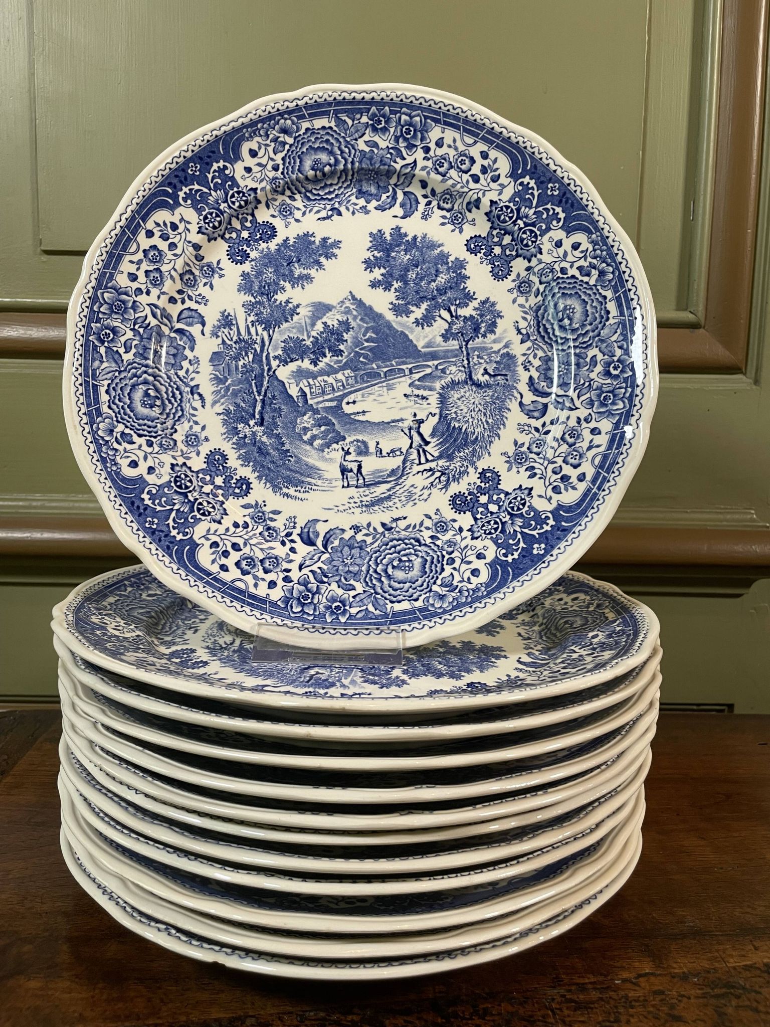 Villeroy & Boch Burgenland service, 82 pieces (1950s)