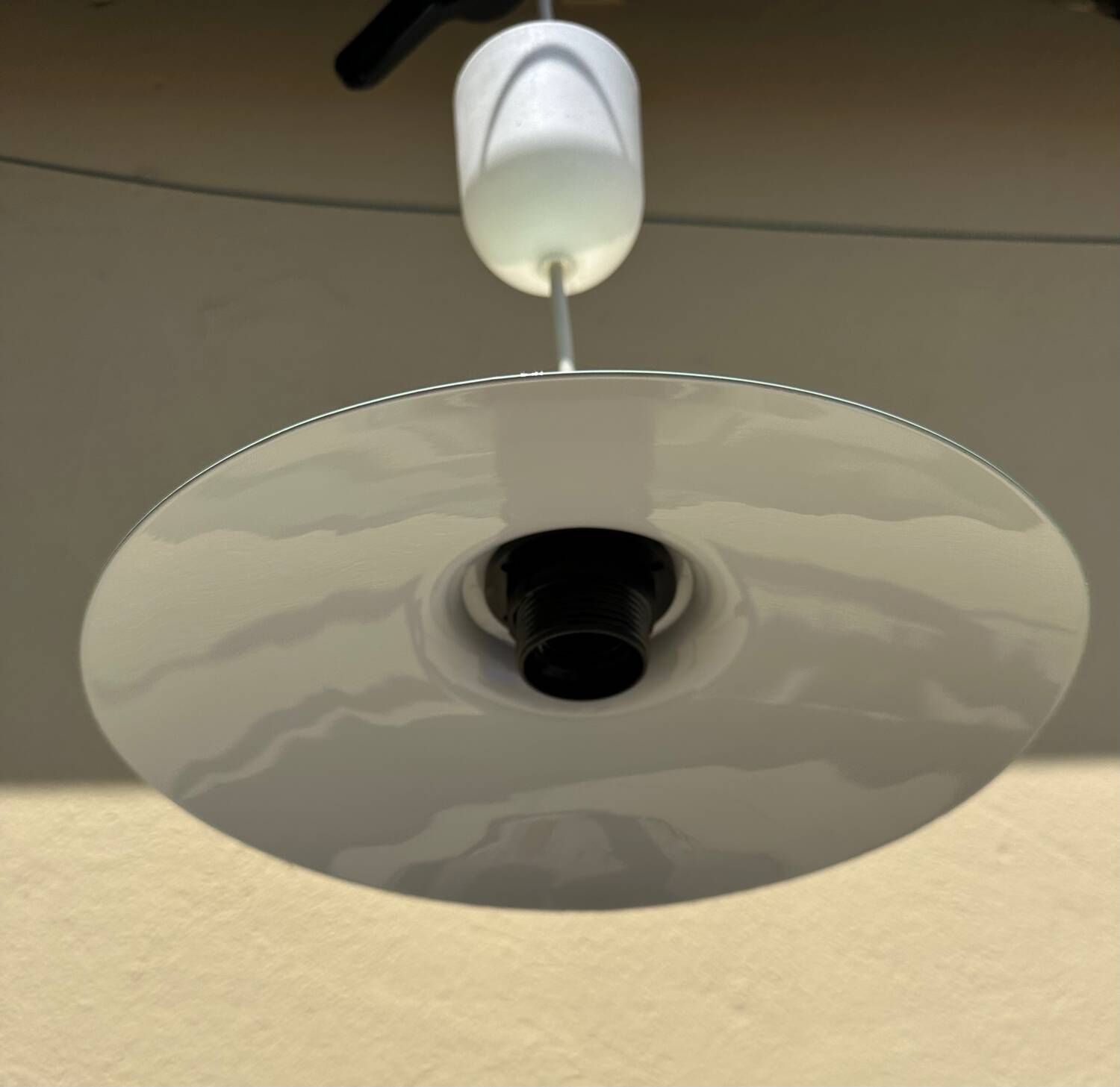 Pendant lampshade metal new paint vintage style