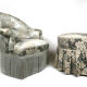 Toad chair and its pouf