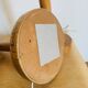 Pair of vintage I.M.T. wooden lamps from the 70s/80s.