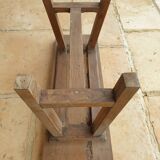 Solid oak bench