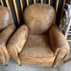 Suede armchairs