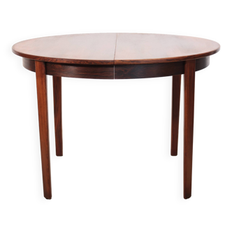 Round Rosewood Omann Jun dining room table, 1960's