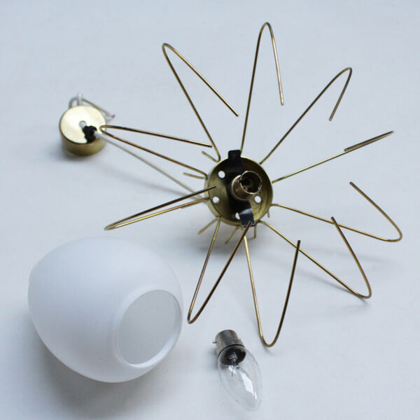 Mid-Size French Spider hanging in the Style of Arredoluce