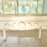 Cherry wood table with marquetry – Louis XV style