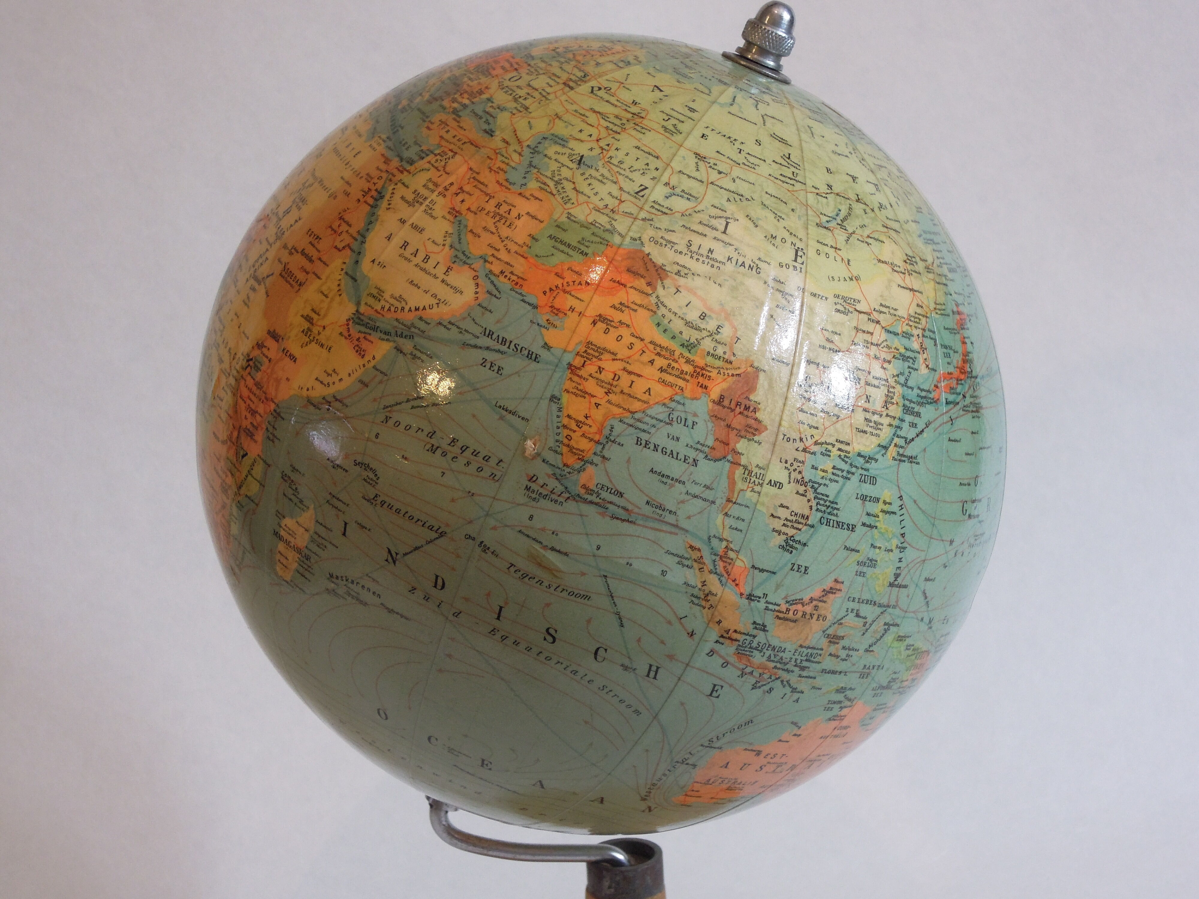 Dutch vintage earth globe