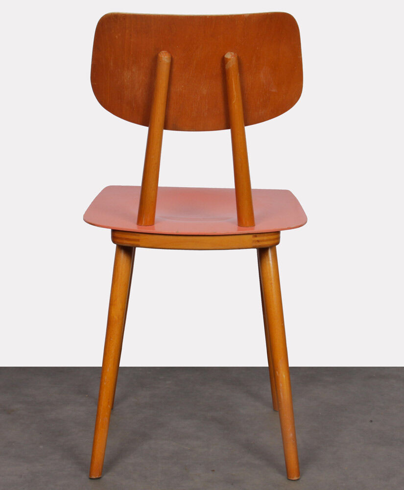 Chaise d'appoint éditée par le fabricant tchèque Ton, 1960