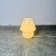 Opaline Glass Swirl Mushroom Table Lamp By Hala Zeist, The Netherlands 1960S