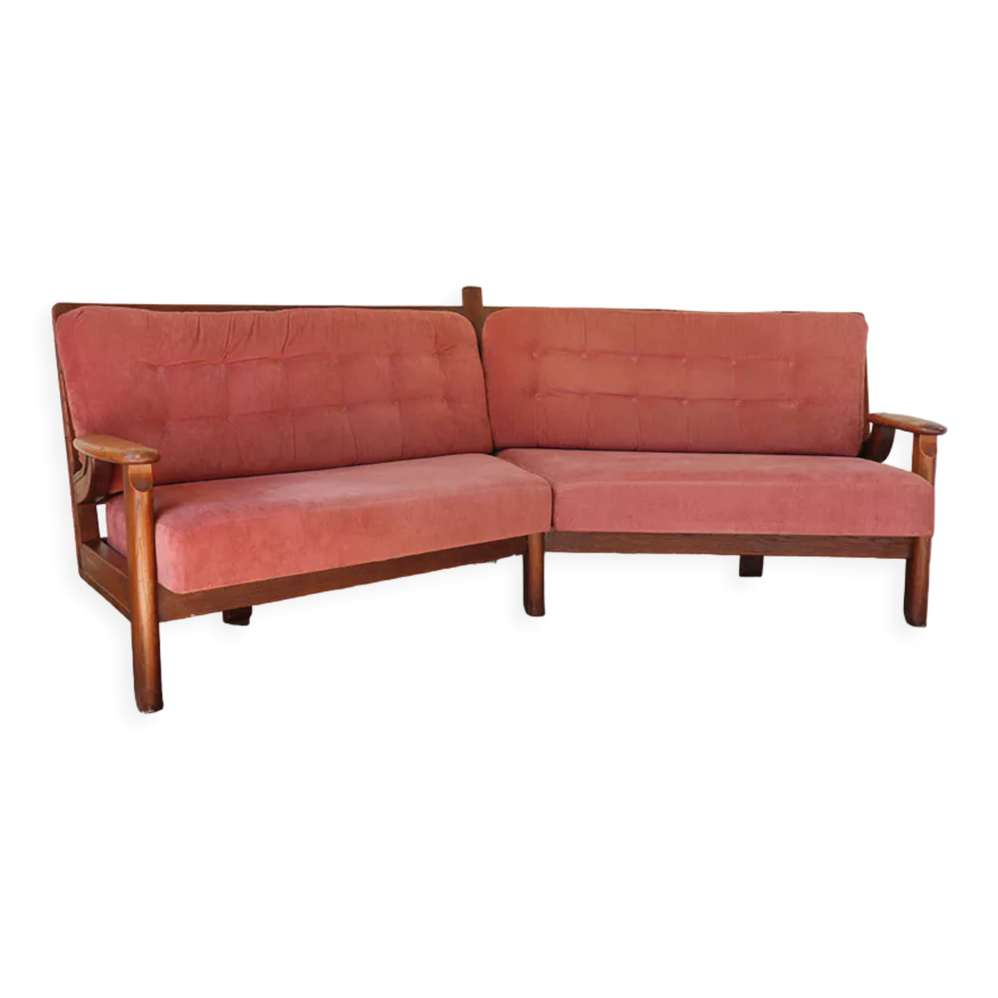Sofa "Mathilde" by Guillerme and Chambron for Your House circa 1960