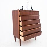 Commode en teck, Danemark, années 1960