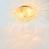 Pair of Large Mid-Century Bubble Glass Ceiling Lights by H. Tynell, 1960s