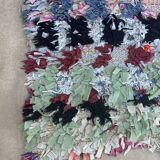 Moroccan carpet boucherouite colored - 85 x 140 cm