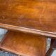 Vintage serving trolley dessert bar cart on wheels with wooden drawer m
