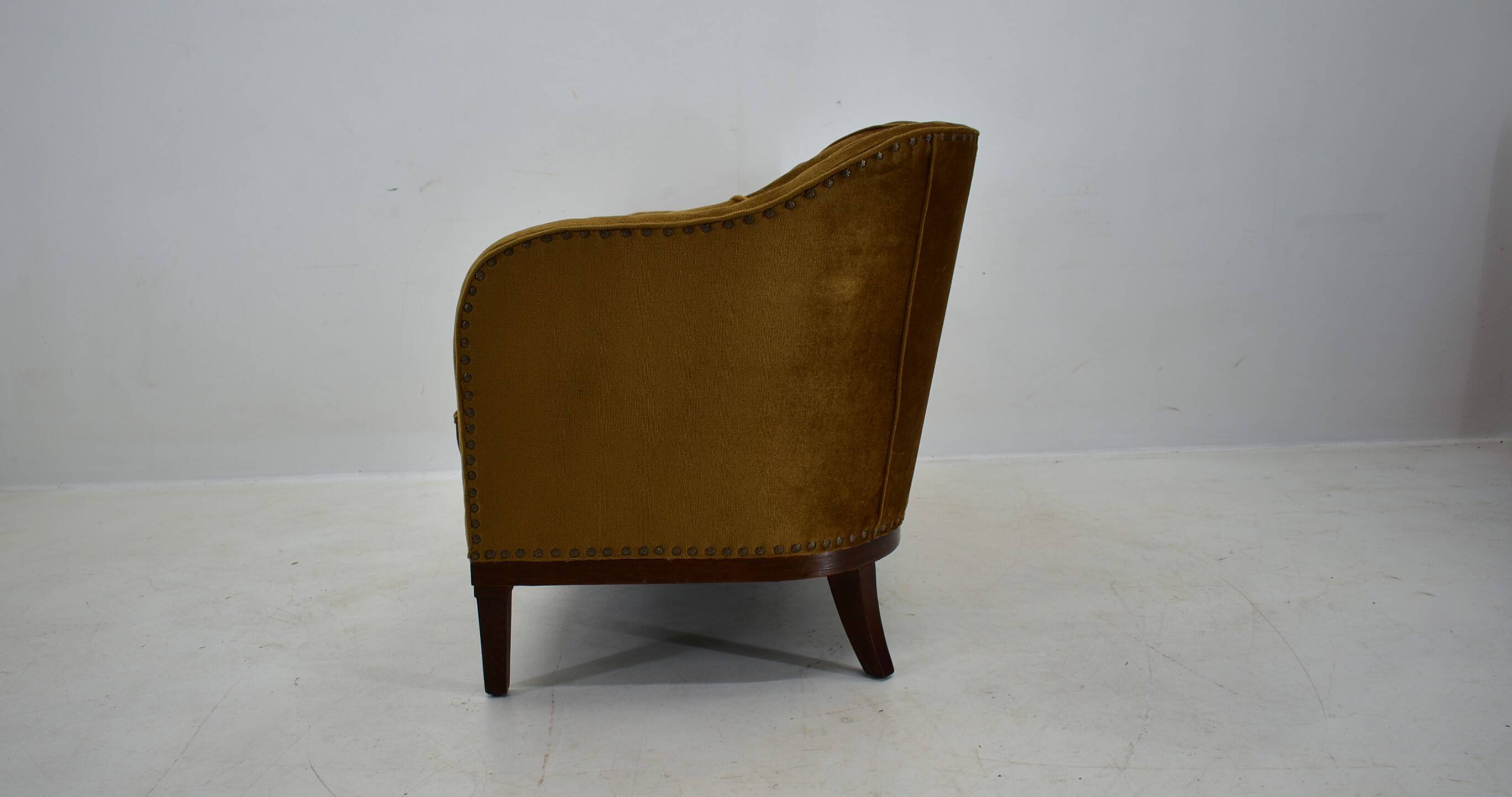 Canapé Art Déco des années 1930, Tchécoslovaquie