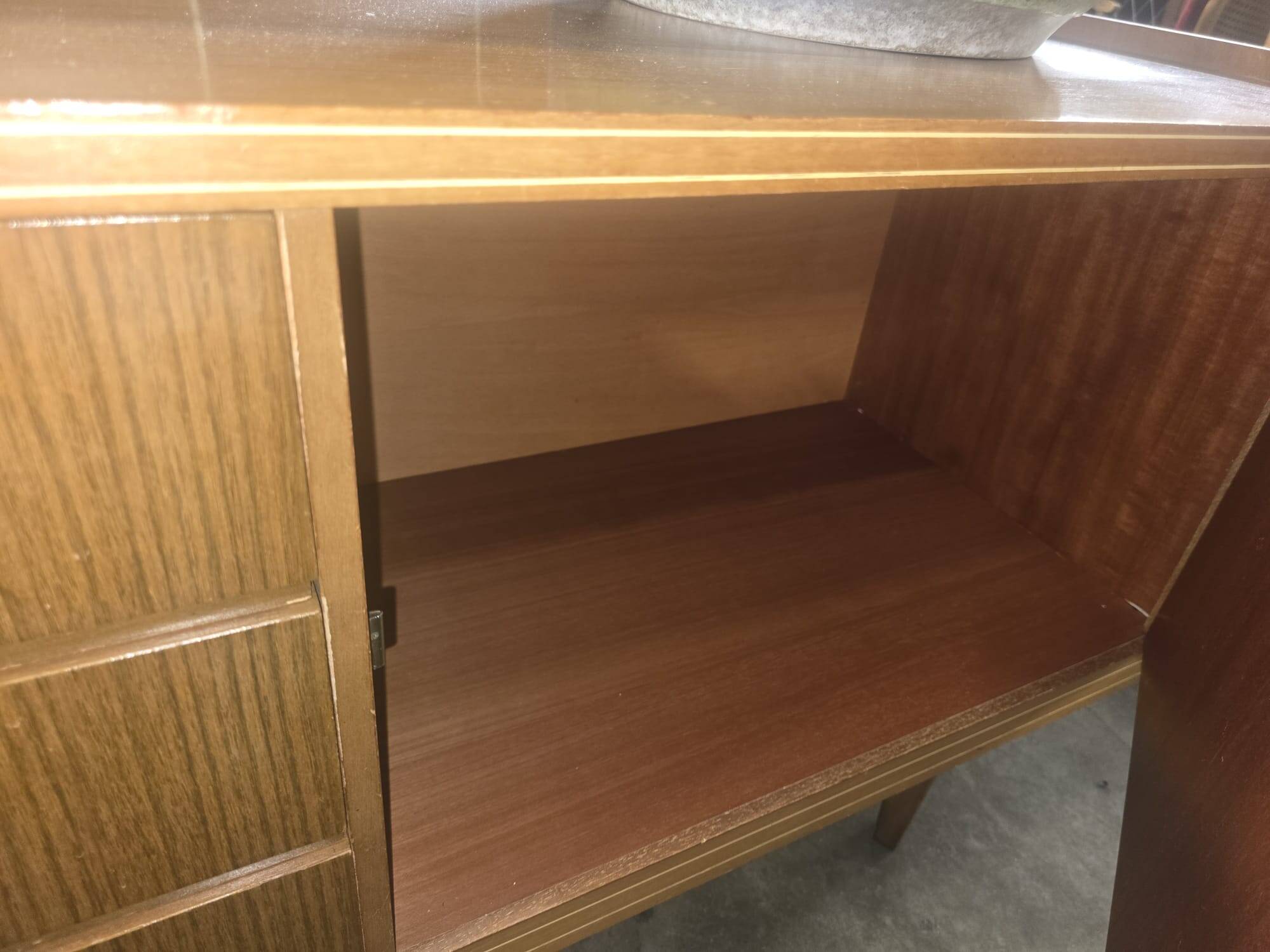 Vintage wooden sideboard / chest of drawers / TV unit