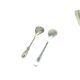 AAR Pair of Tea Spoons, Silver-Plated Brass, Poland, 1960s