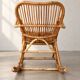 1970s rattan rocking chair