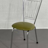 Vintage chrome metal chair