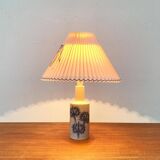 Danish royal table lamp from the mid-century by Kai Lange for Fog & Morup and Royal Copenhagen, 1960s.