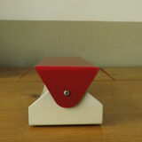 Wall lamp with red swivel shutter