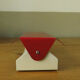 Wall lamp with red swivel shutter