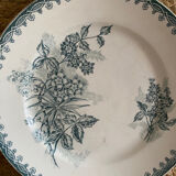 3 mismatched iron earth flat plates in green.