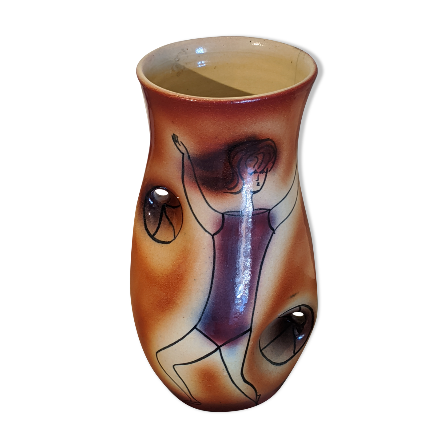 Vase with dancers