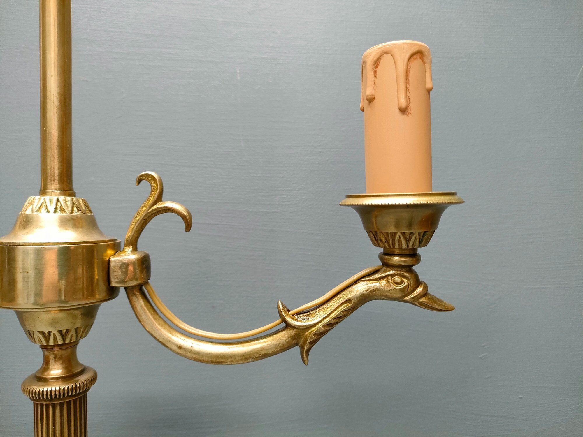 Napoleon III style zoomorphic lamp foot