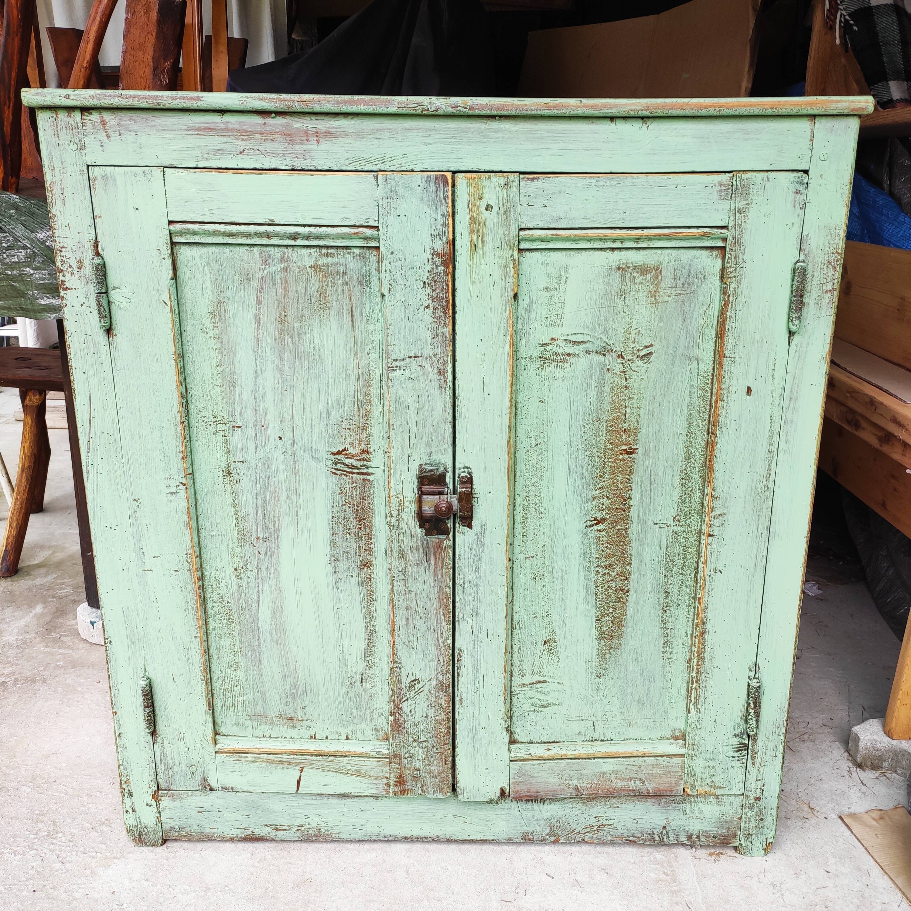 Old Parisian style sideboard with aged patina