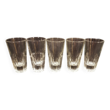Set of 5 anisette glasses