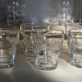 Ensemble de 12 verres à eau gobelets anciens soufflés bouche