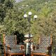 Pair of Mahogany Bergère Armchairs with Chimera Motifs, 19th Century