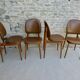 4 chaises Baumann, années 60