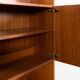 Vintage Danish teak veneer cabinet from the 1970s