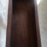 1900 indoor planter in beech and zinc