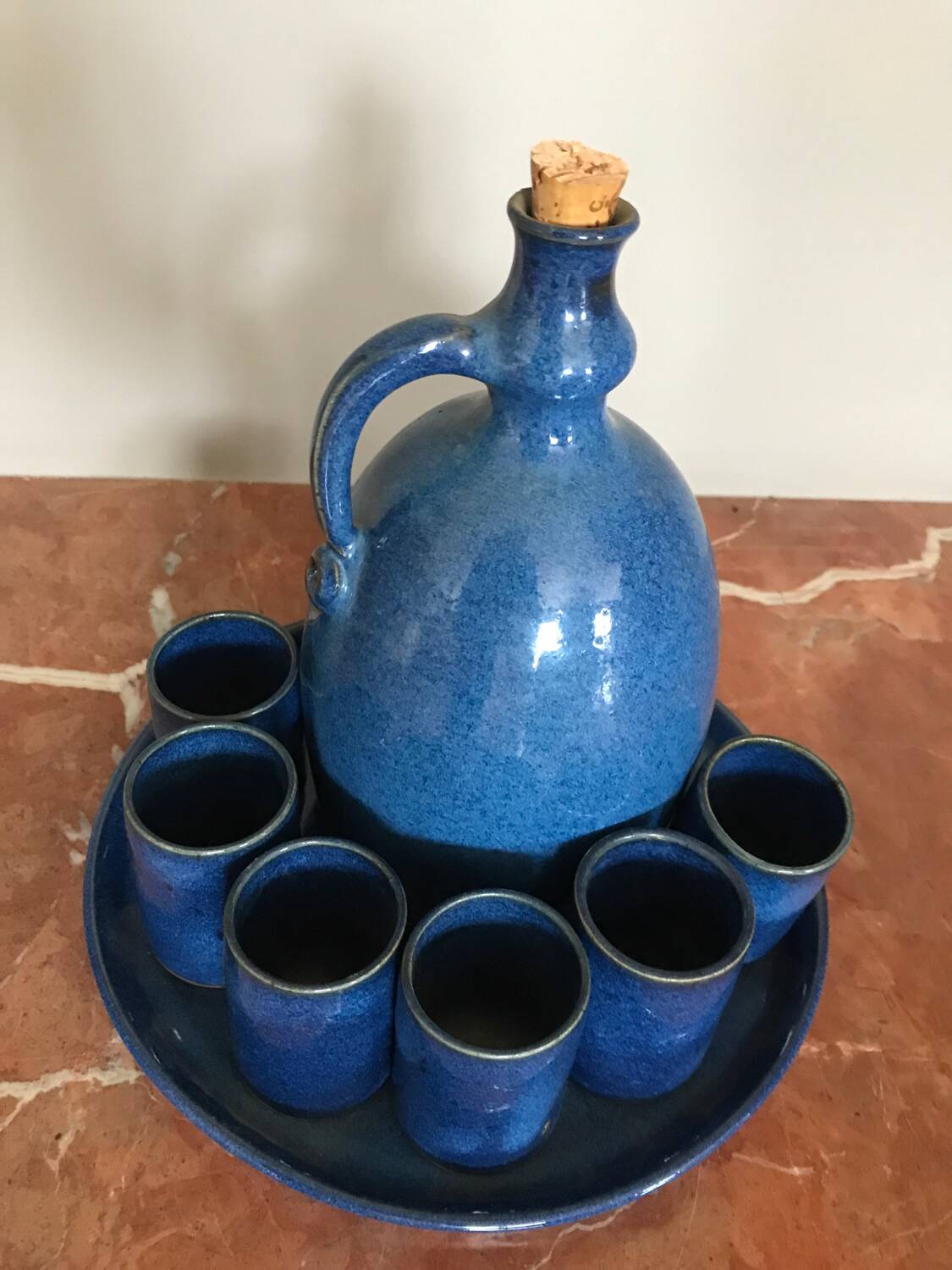 Service à liqueur céramique