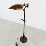 Lampadaire vintage en laiton des années 1970