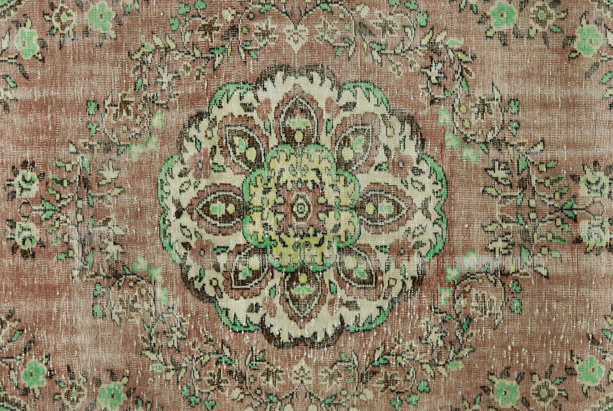 Anatolian handmade vintage rug 290 cm x 181 cm