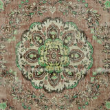 Anatolian handmade vintage rug 290 cm x 181 cm