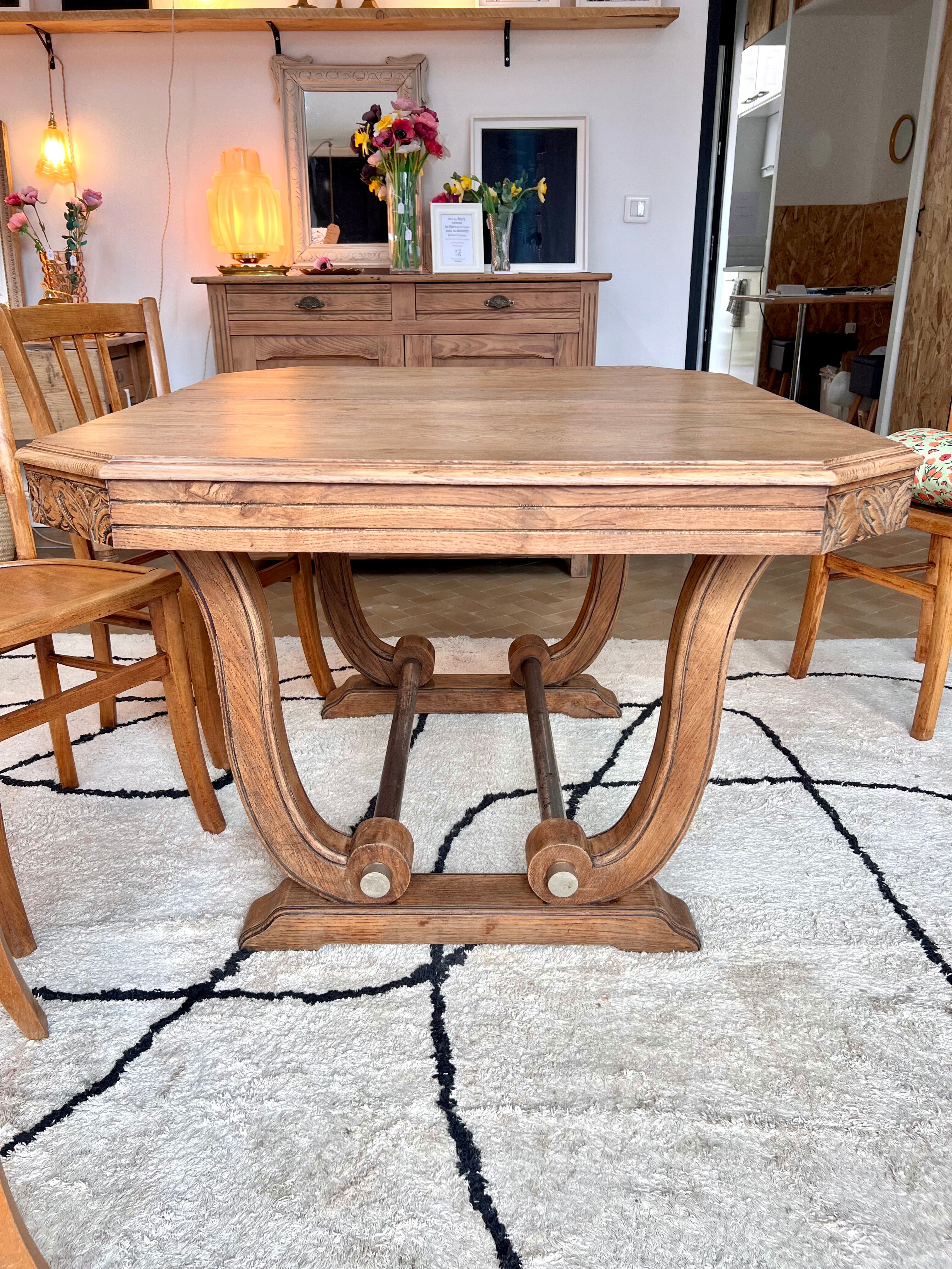 Table à manger style Art déco rénovée