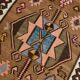4x13 Kilim Long Wide Brown Handmade Turkish Kilim Runner Rug, 131x404 Cm