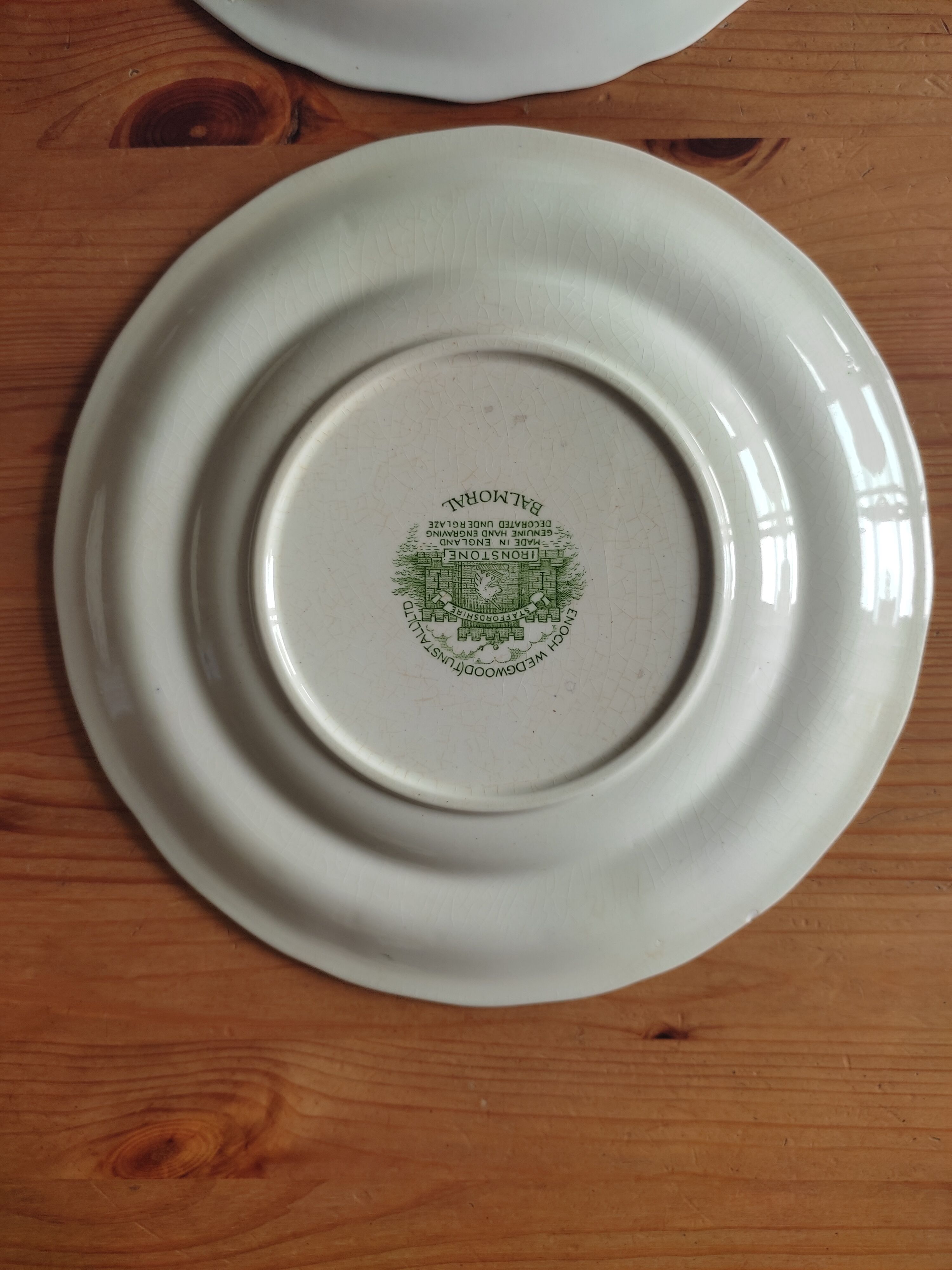 Assiette Enoch wedgwood tunstall ltd balmoral