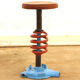 Vintage eastern bloc industrial stool, 1970s, czechoslovakia